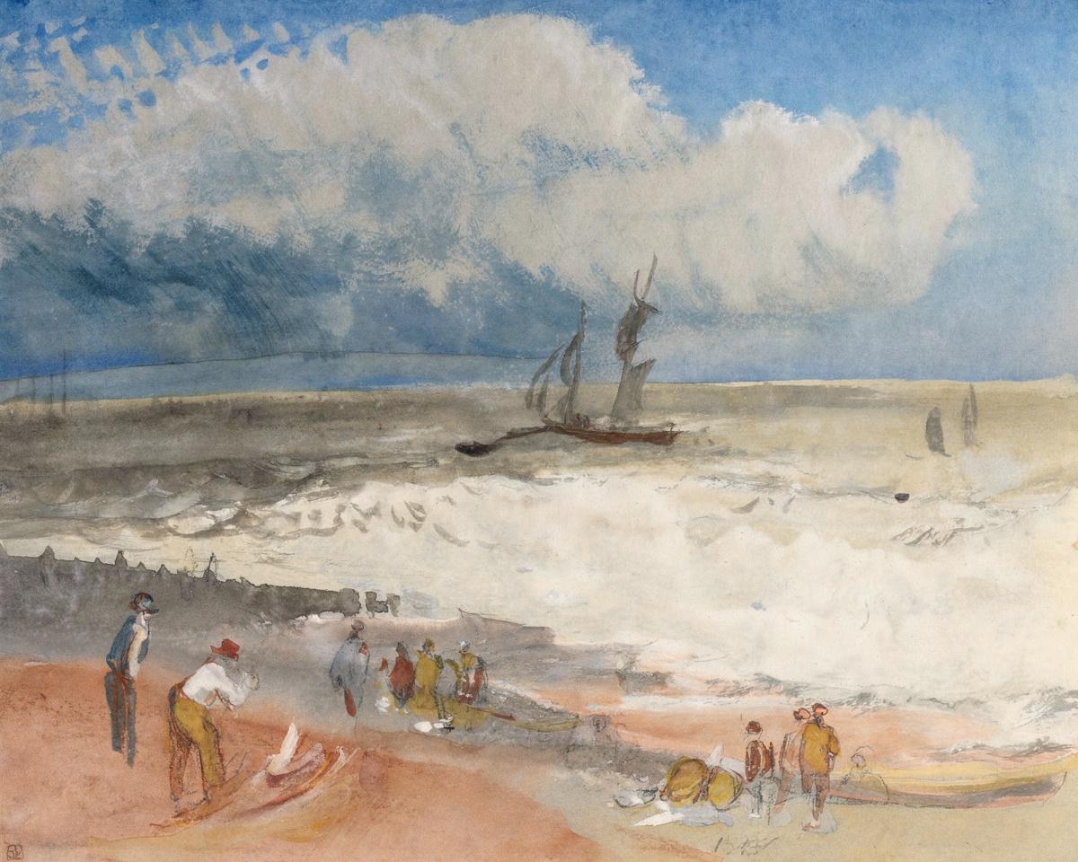 Seashore From Hastings by Joseph Mallord William Turner — archival fine-art print from Fable