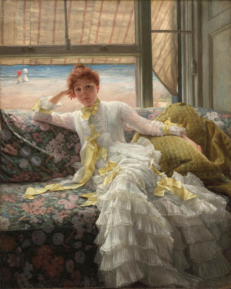 Seaside (July: Specimen of a Portrait) by James Tissot — archival fine-art print from Fable