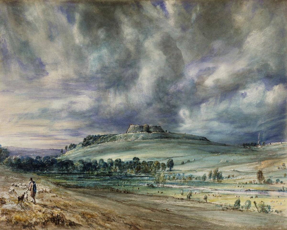 Old Sarum by Constable, John — archival fine-art print from Fable