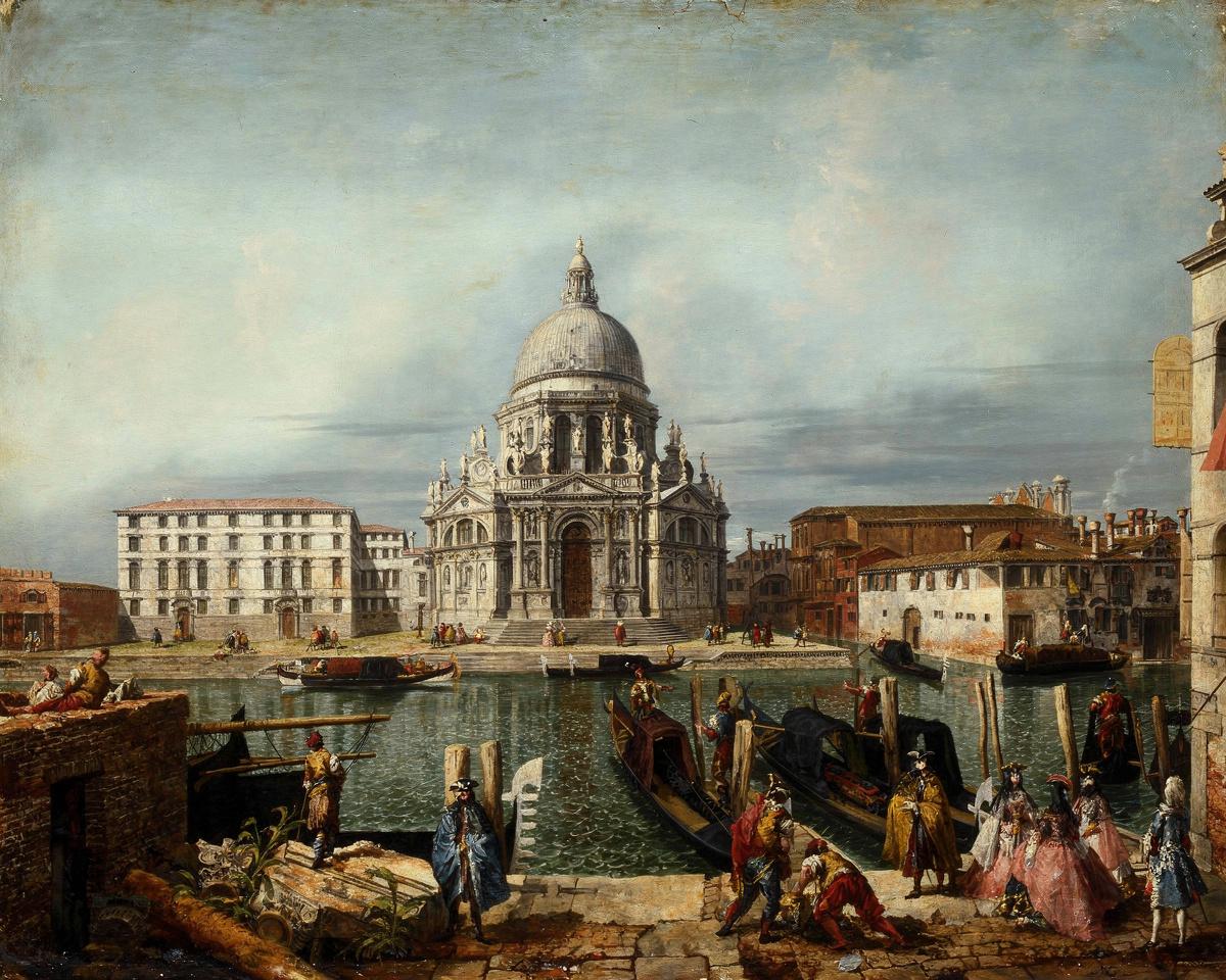 The Church of Santa Maria della Salute, Venice by Michele Marieschi — archival fine-art print from Fable