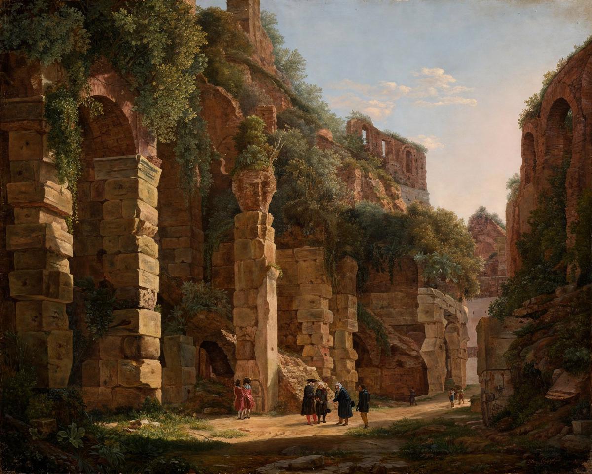 Inside the Colosseum by Franz Ludwig Catel — archival fine-art print from Fable
