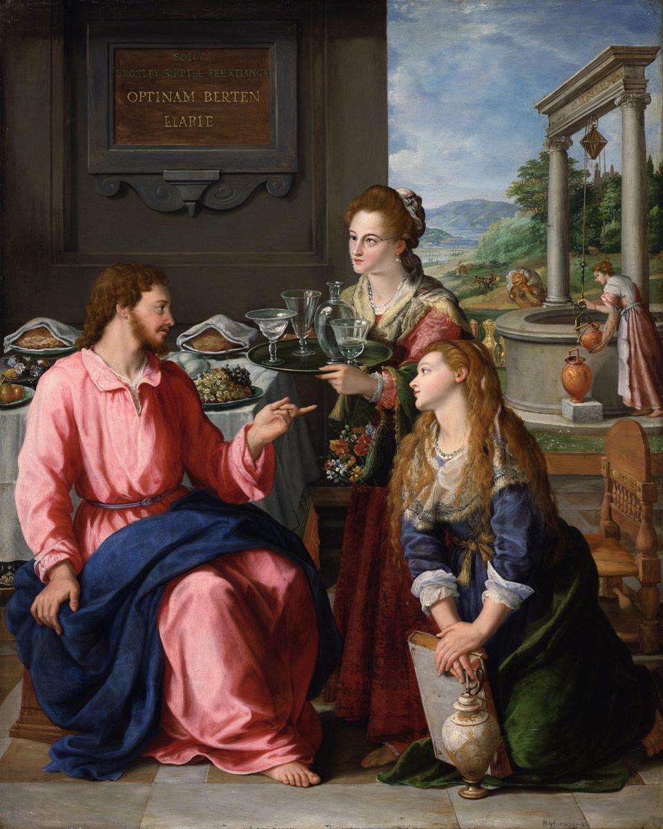 Christus bei Maria und Martha — archival fine-art print from Fable