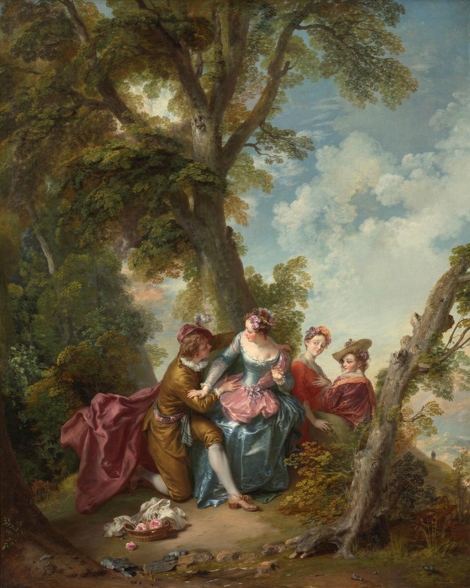 Declaration of Love by Nicolas Lancret — archival fine-art print from Fable