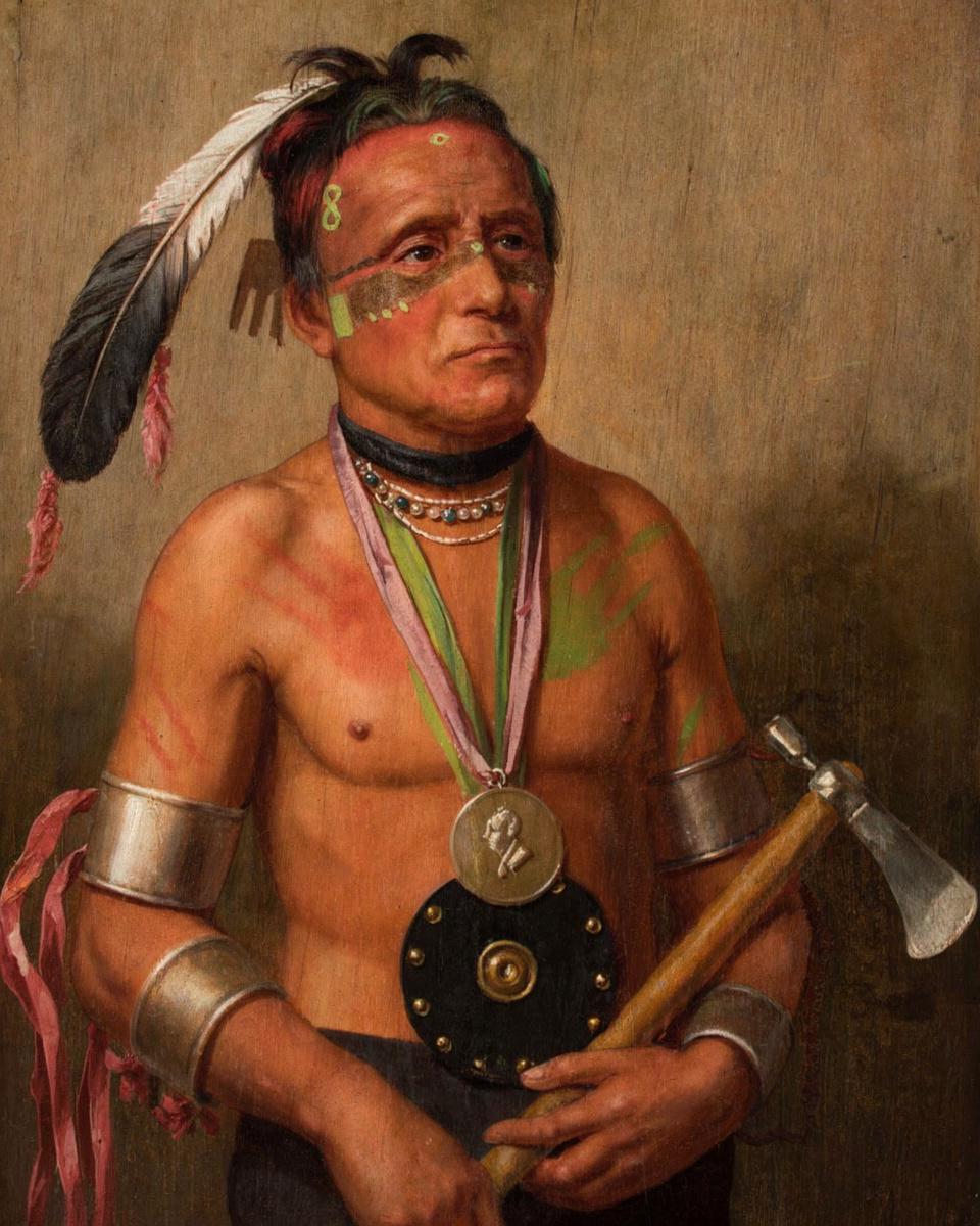 Hoowanneka (Little Elk), Ho-Chunk (Winnebago) by Charles Bird King — archival fine-art print from Fable