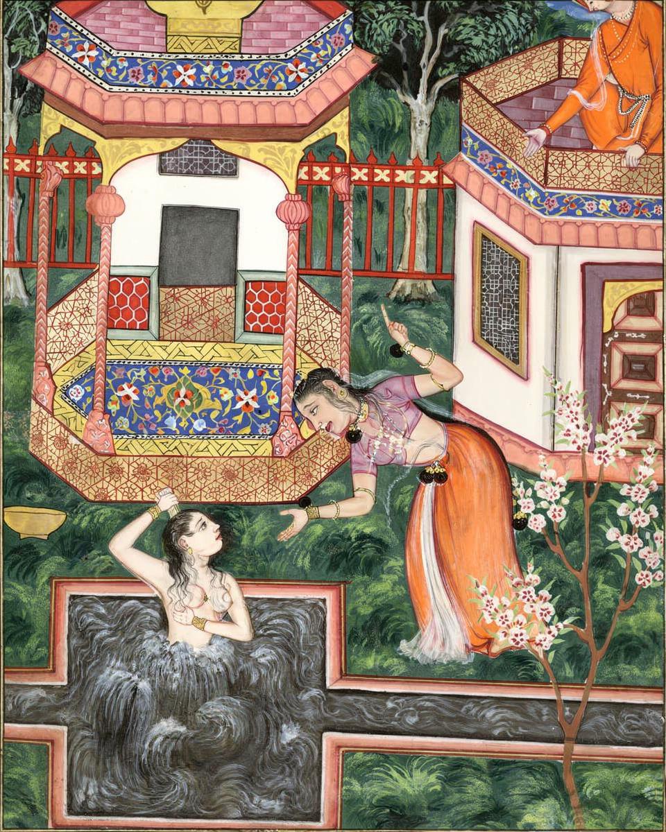 The Bather and the Prince — archival fine-art print from Fable