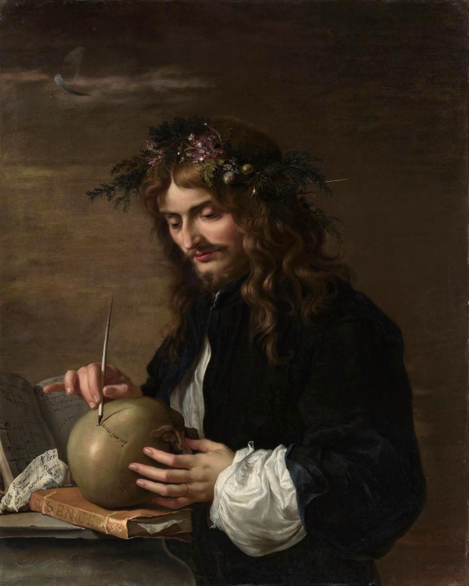 Self-Portrait by Salvator Rosa — archival fine-art print from Fable