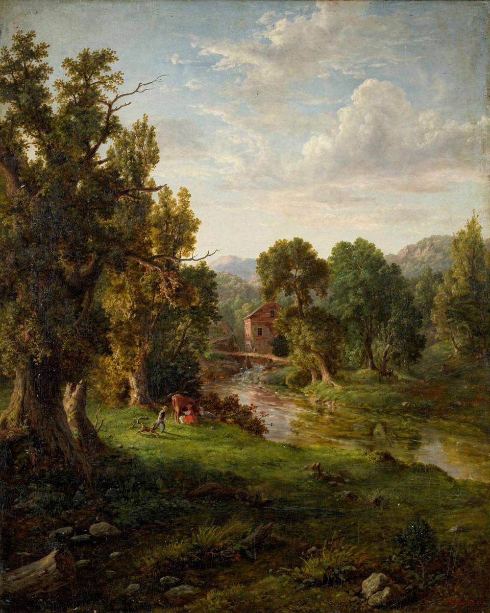 The Old Mill by George Inness — archival fine-art print from Fable