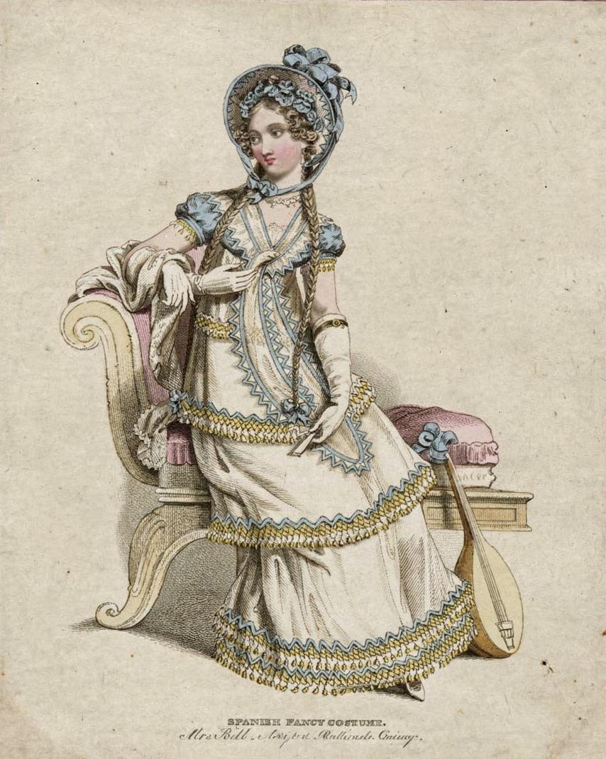 Spanish Fancy Costume by Mrs Bell — archival fine-art print from Fable