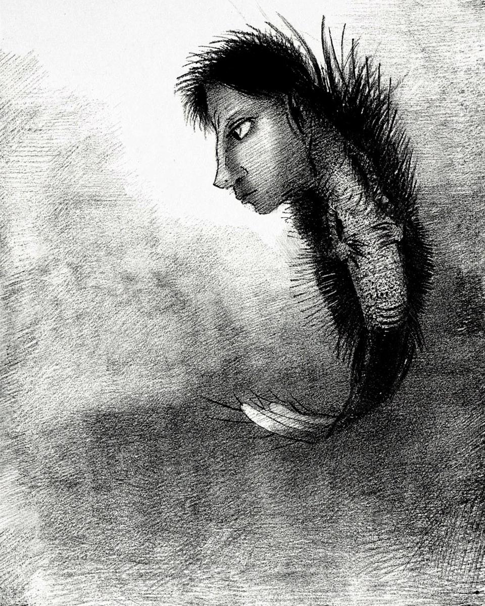 A Singular Being by Odilon Redon
French, 1840-1916 — archival fine-art print from Fable