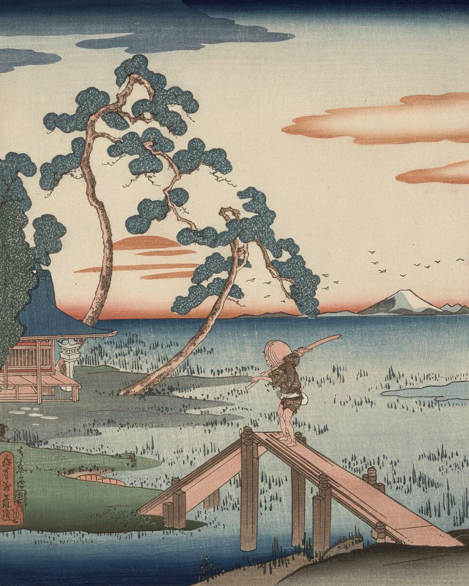 First Light Over Fuji by Attributed to Utagawa Kuniyoshi
Japanese, 1797-1861 — archival fine-art print from Fable