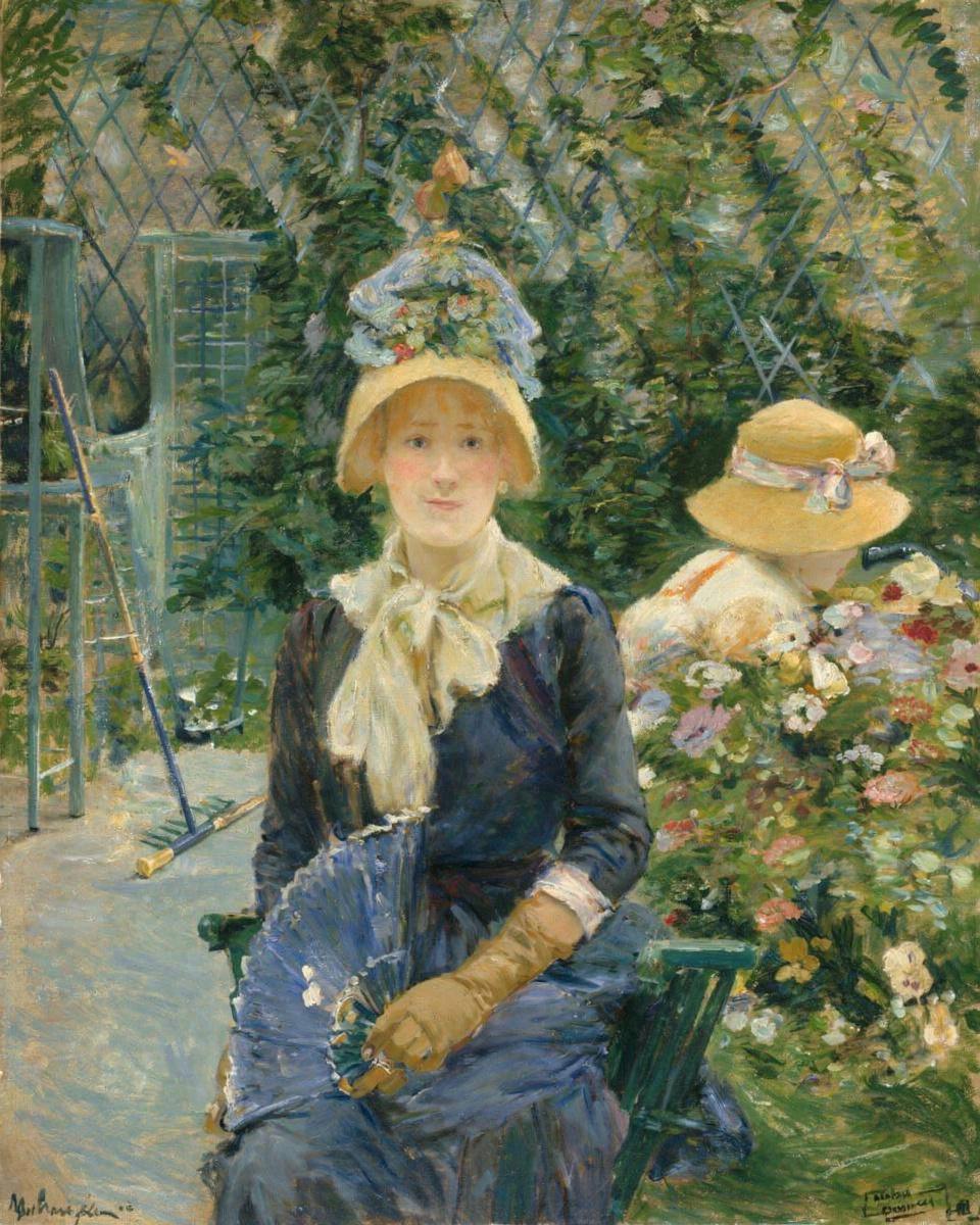 Woman in a Garden by Berthe Morisot — archival fine-art print from Fable