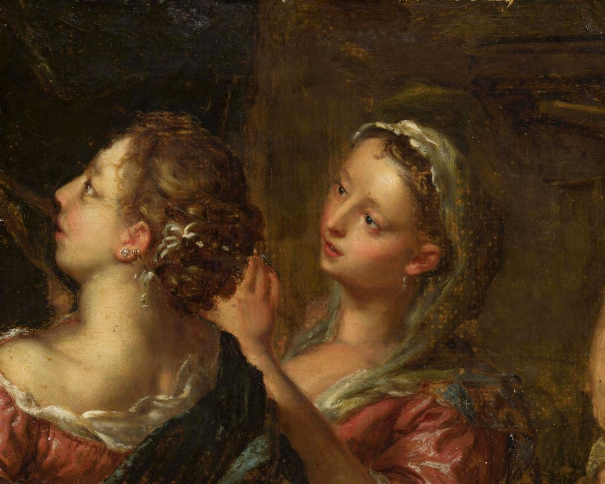 Three Small Female Heads by Unknown — archival fine-art print from Fable