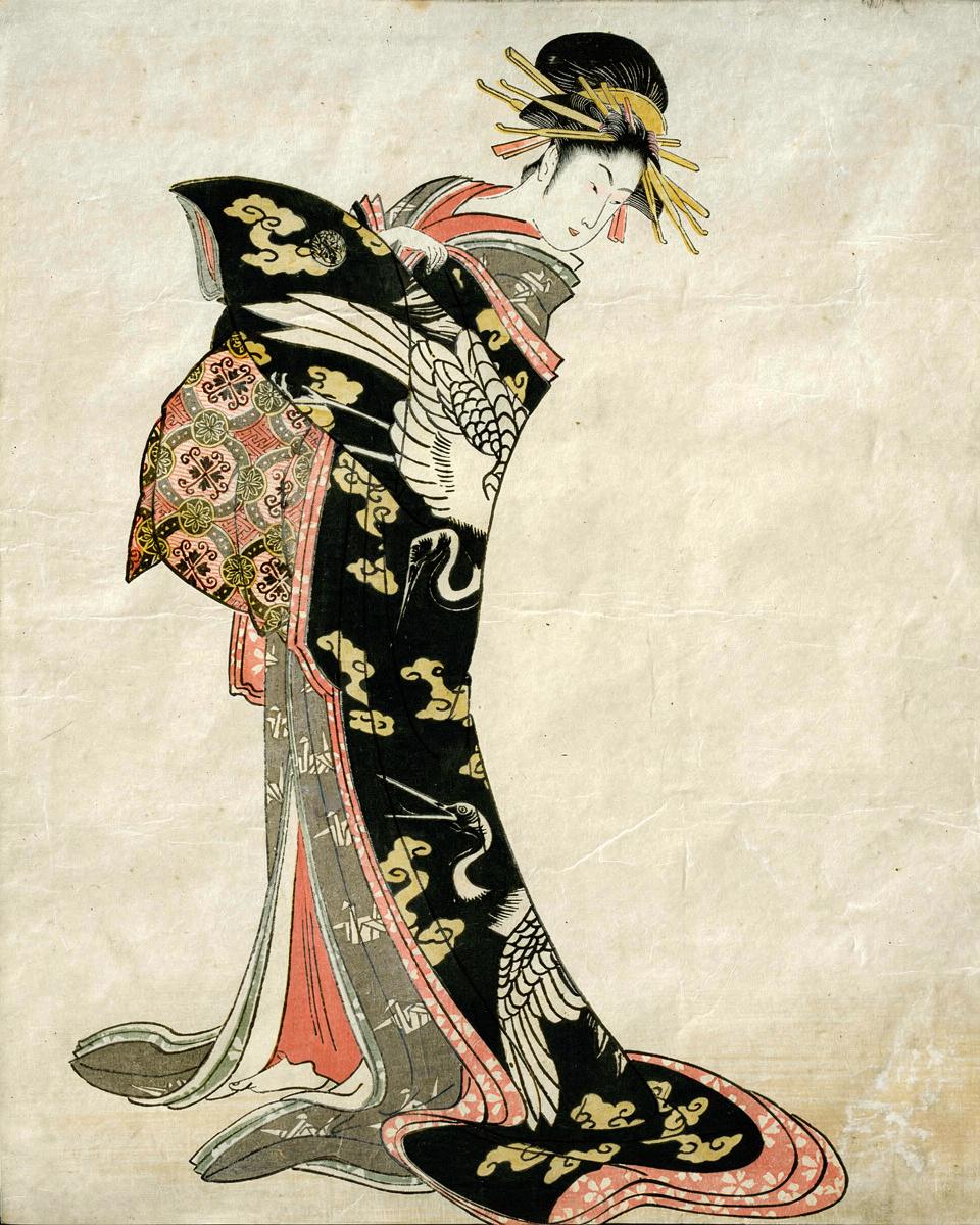 Hinazuru of the Keizetsuro by Kitagawa Utamaro 喜多川 歌麿
Japanese, c.1753-1806 — archival fine-art print from Fable
