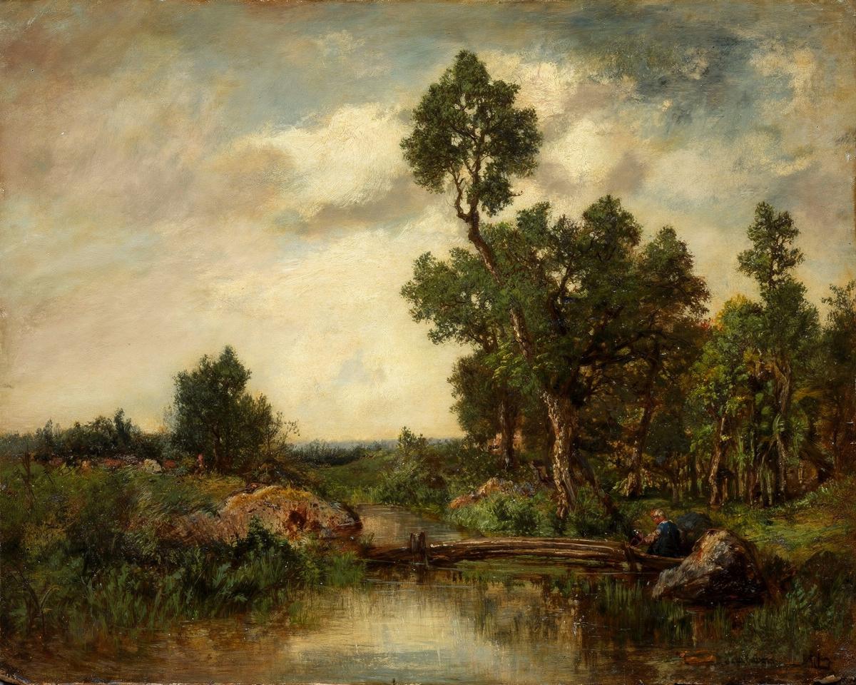 Landscape by Théodore Rousseau — archival fine-art print from Fable