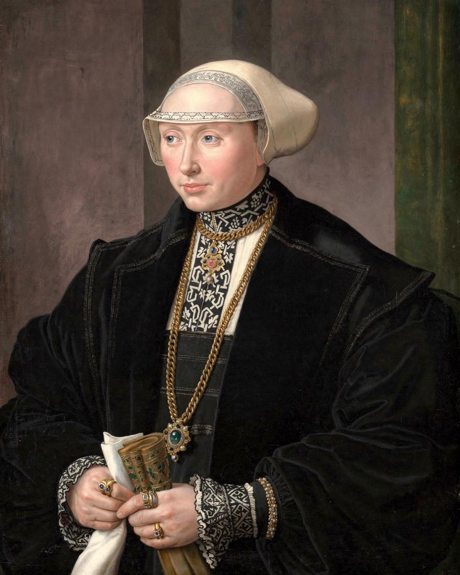 Portrait of Maria Kitscher, Frau von Freyberg by Hans Mielich — archival fine-art print from Fable