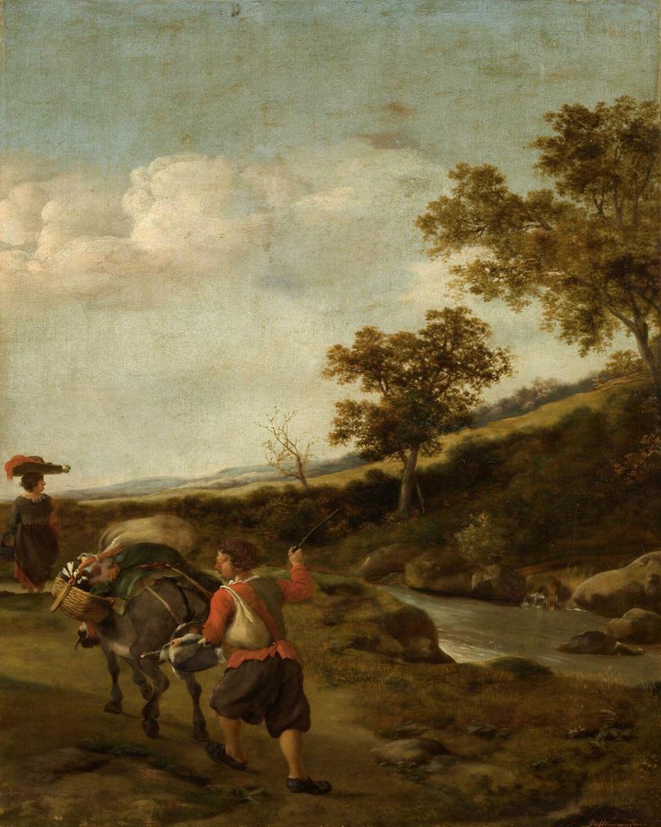 A Peasant driving a laden mule by Both, Jan — archival fine-art print from Fable