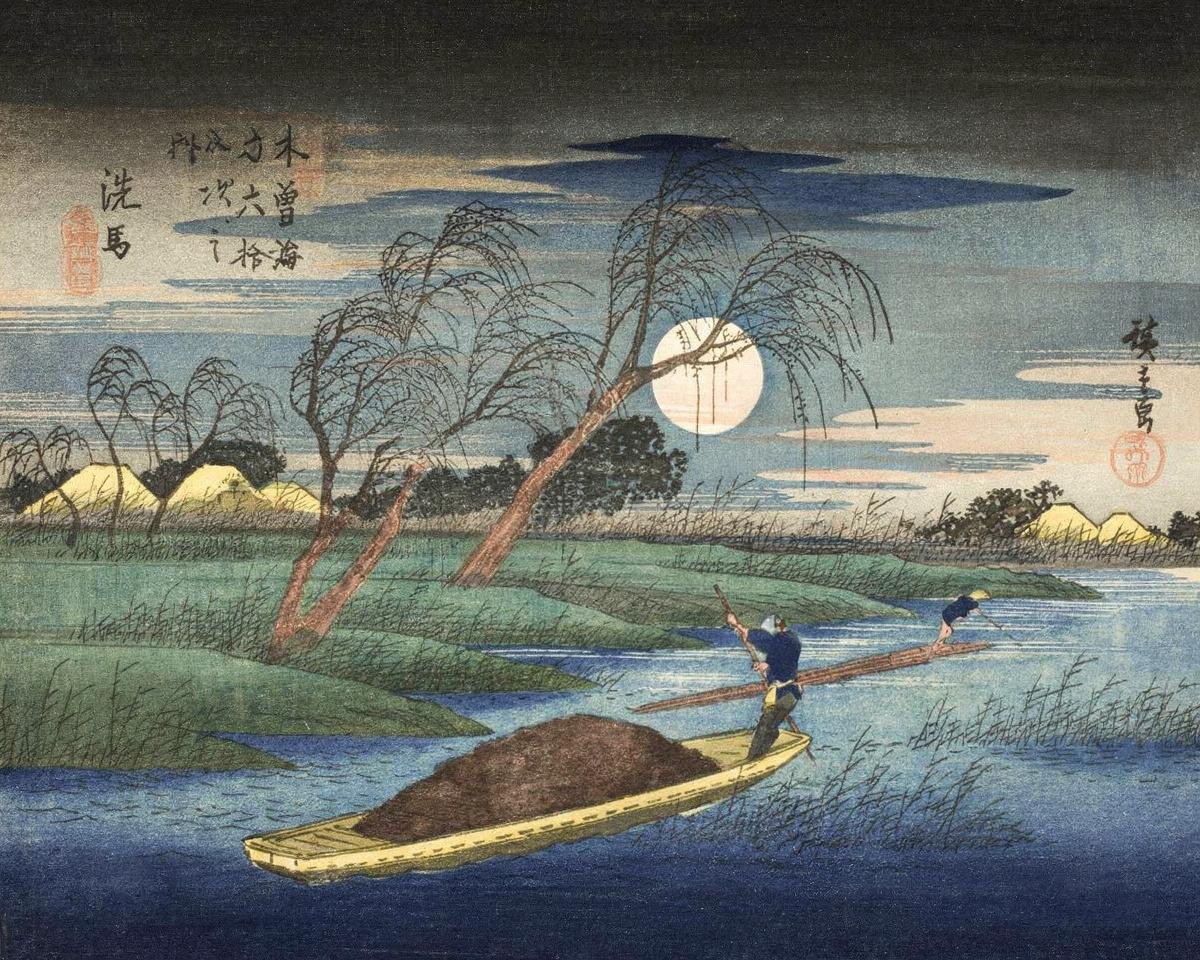 Seba Crossing by Utagawa Hiroshige 歌川 広重
Japanese, 1797-1858 — archival fine-art print from Fable
