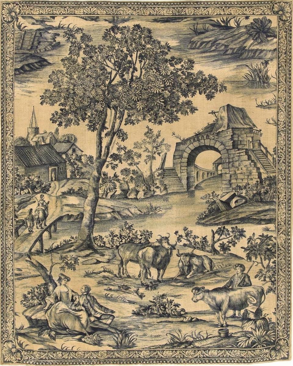 Country Village by Bromley Hall — archival fine-art print from Fable
