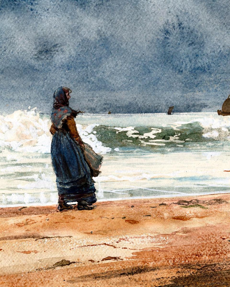 The Watcher, Tynemouth by Winslow Homer
American, 1836-1910 — archival fine-art print from Fable