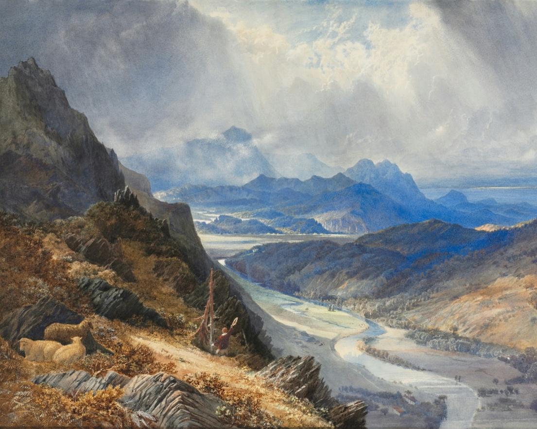 A View Toward Cader Idris by William Turner — archival fine-art print from Fable