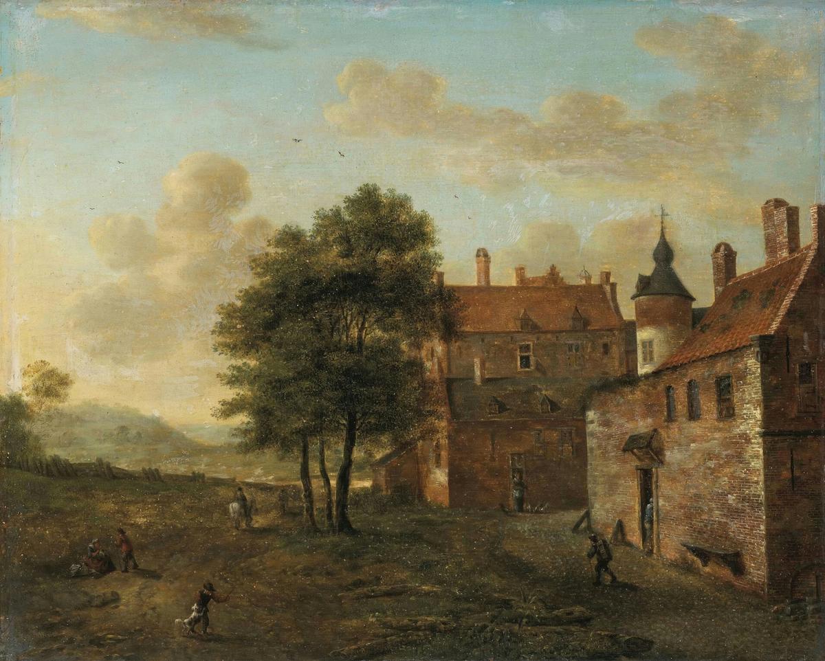A Country Home by Jan van der Heyden — archival fine-art print from Fable