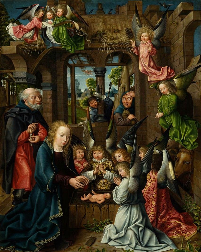 The Adoration of the Christ Child by Master of Frankfurt — archival fine-art print from Fable