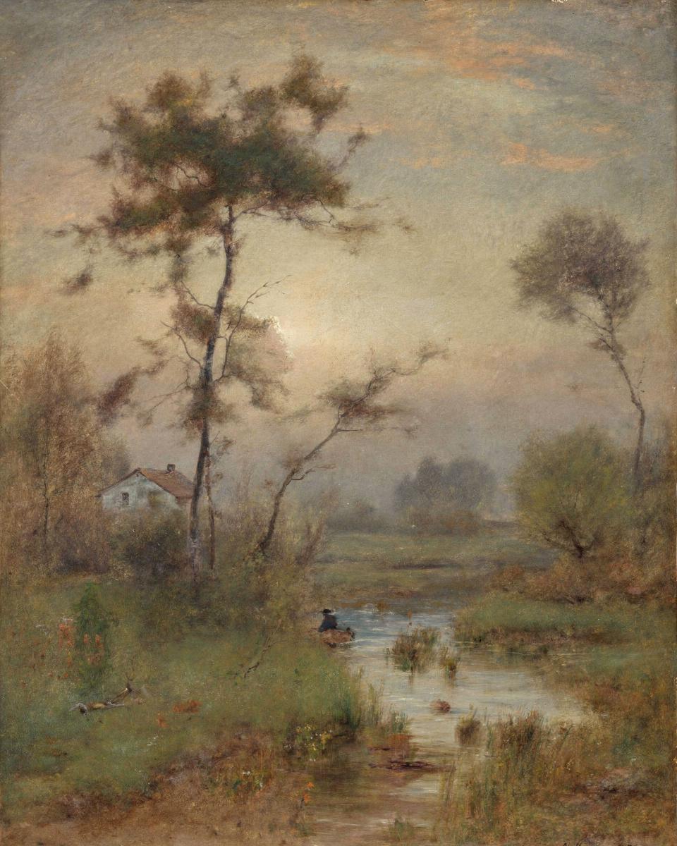 A Silver Morning by George Inness — archival fine-art print from Fable