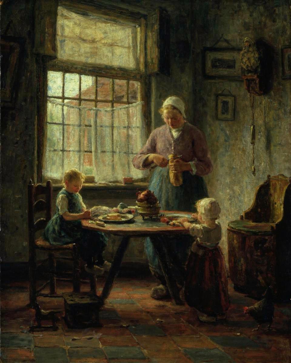 A Family Meal by Evert Pieters — archival fine-art print from Fable