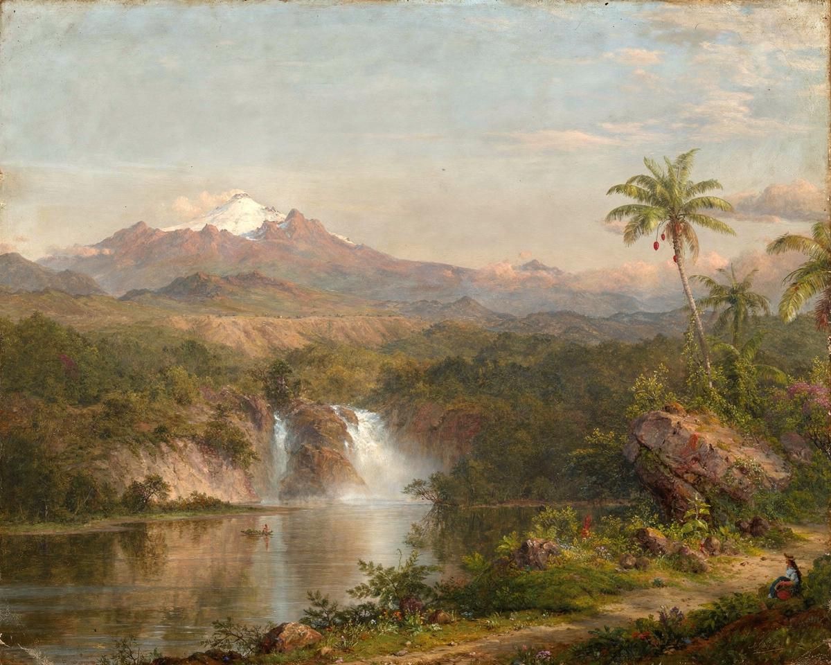 View of Cotopaxi by Frederic Edwin Church — archival fine-art print from Fable