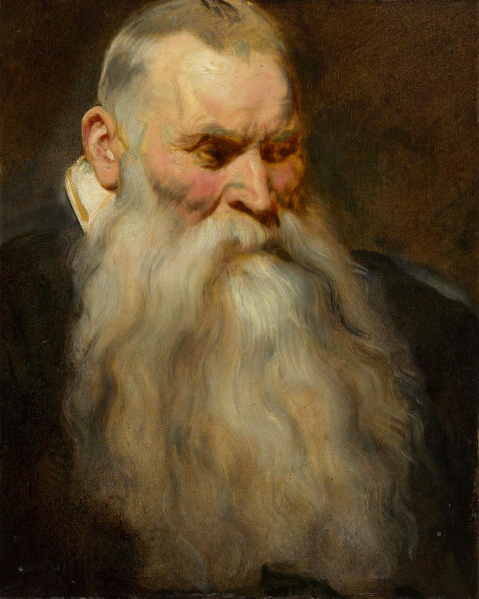 Study Head of an Old Man with a White Beard by Anthony van Dyck — archival fine-art print from Fable