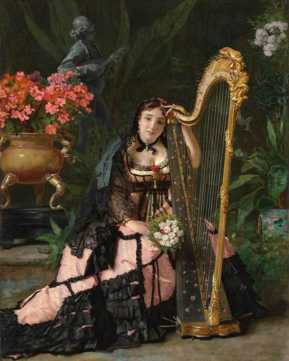 A Musician by Alfred Stevens — archival fine-art print from Fable