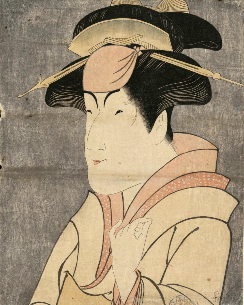 The Courtesan Miyagino by Tōshūsai Sharaku — archival fine-art print from Fable