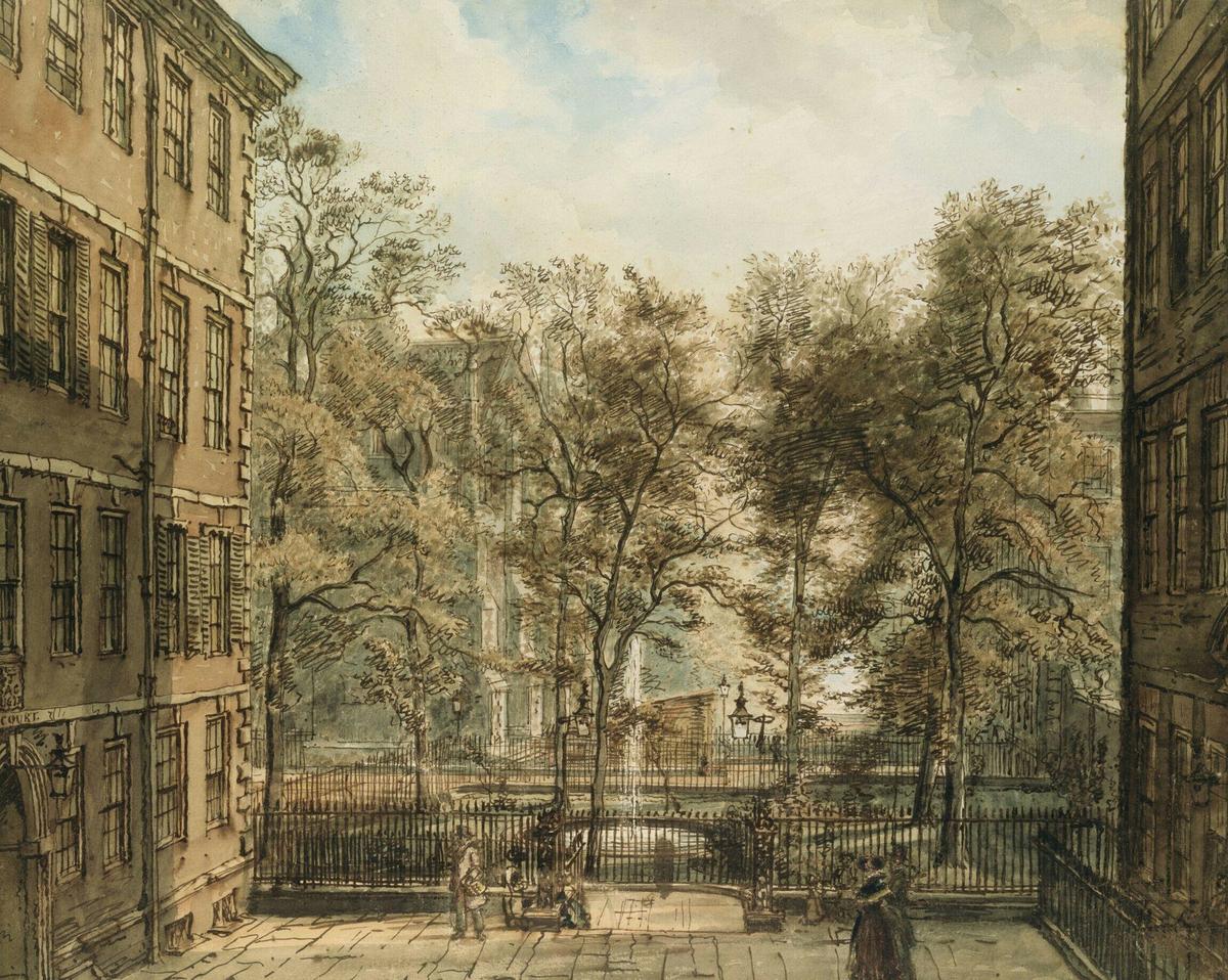 New Court, the Temple, London by William Henry Hunt — archival fine-art print from Fable