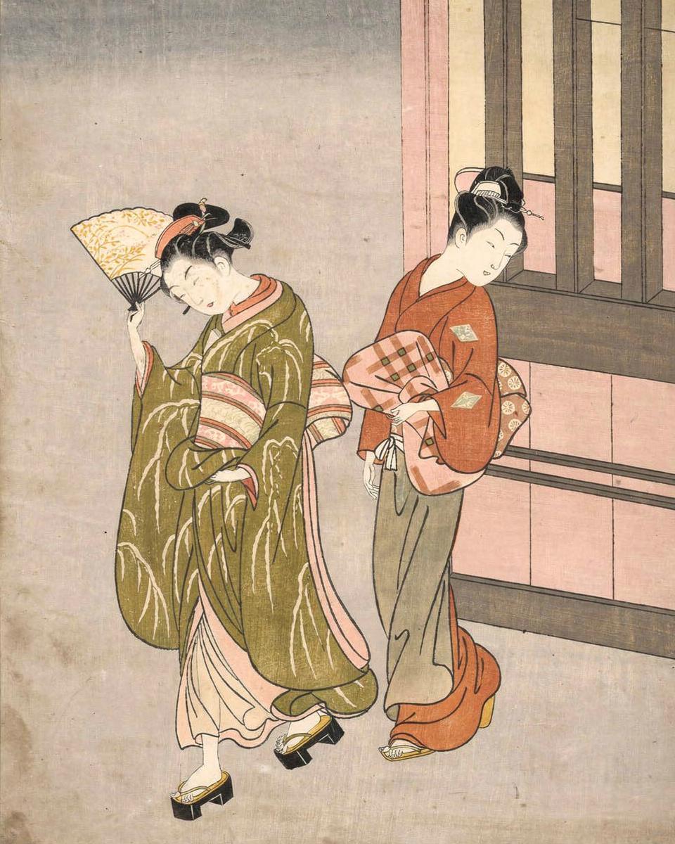 A Clear Day Fan by Suzuki Harunobu 鈴木 春信
Japanese, 1725 (?)-1770 — archival fine-art print from Fable