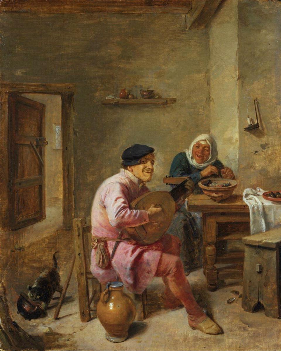 The Lute Player's Song by Brouwer, Adriaen — archival fine-art print from Fable