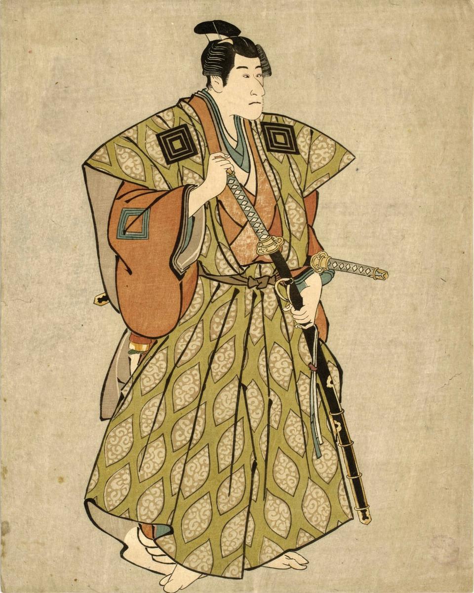The actor Ichikawa Danjuro VI as Fuwa no Bansaku by Toshusai Sharaku 東洲斎 写楽
Japanese, active 1794-95 — archival fine-art print from Fable