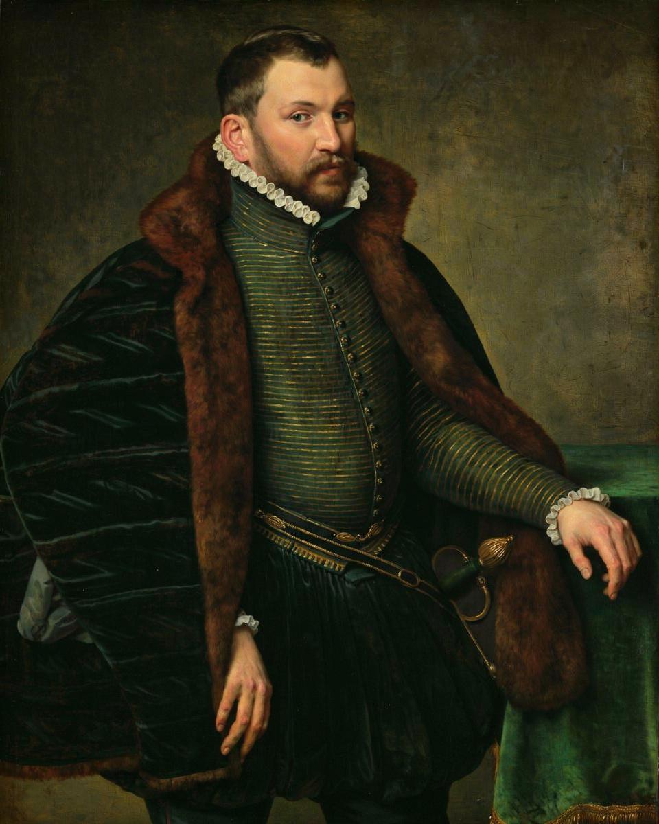 Portrait of a Man by Attributed to Antonis Mor — archival fine-art print from Fable
