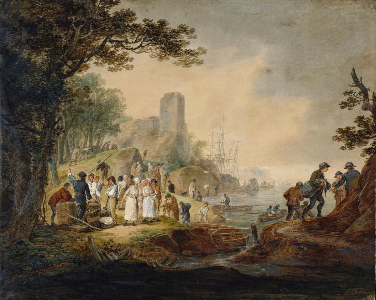 Coastal scene by Payne, William — archival fine-art print from Fable
