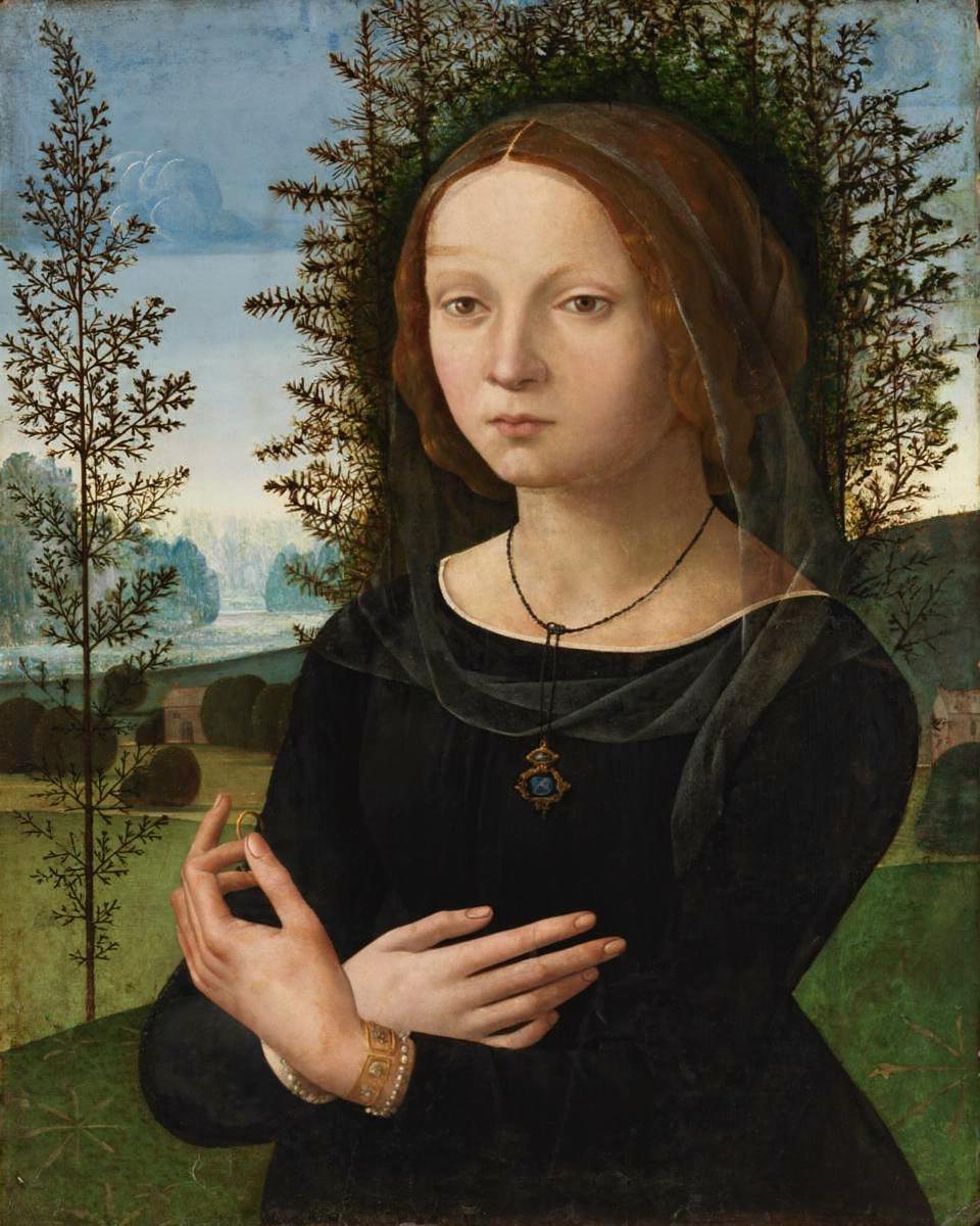 Portrait of a Young Woman by Lorenzo di Credi — archival fine-art print from Fable