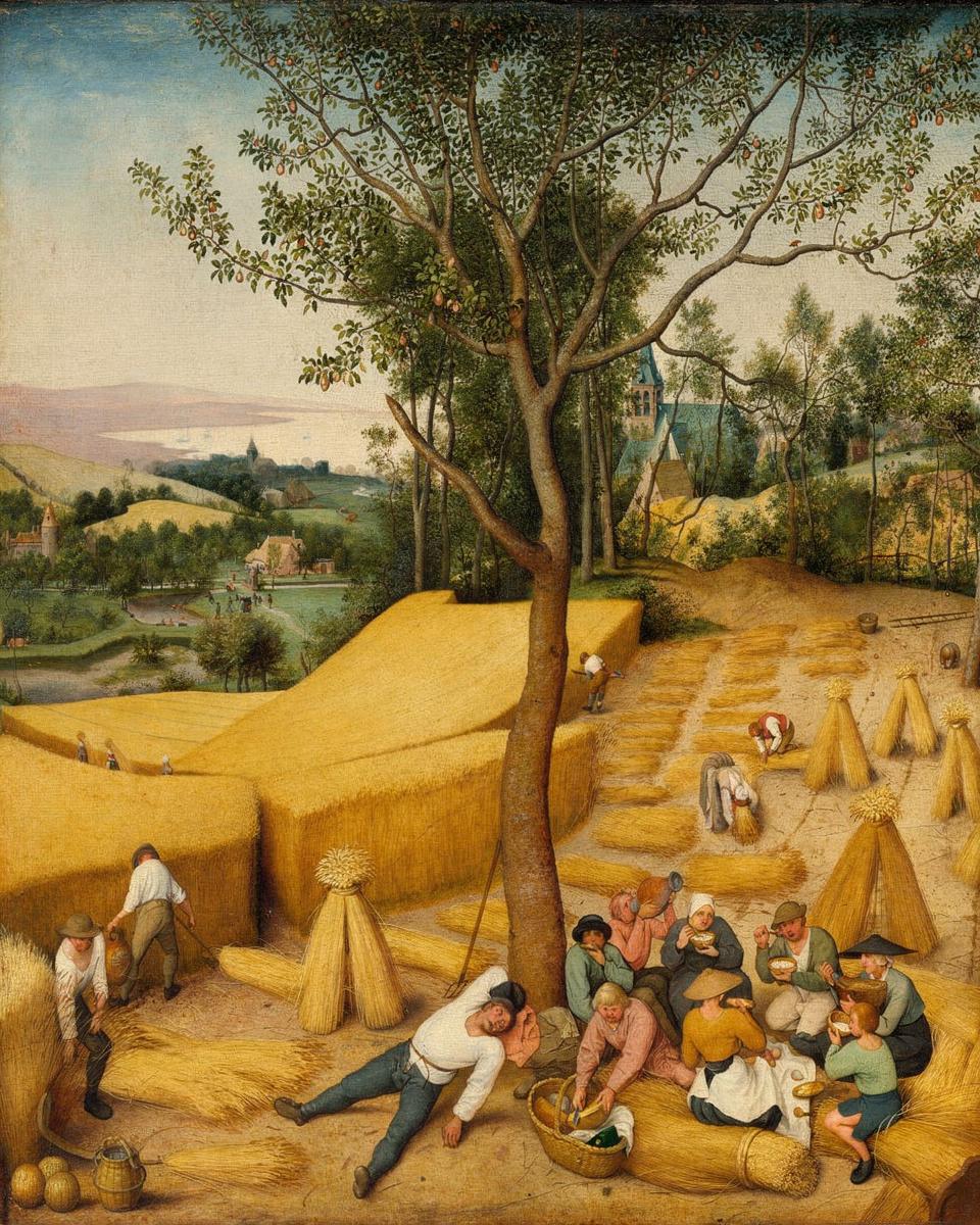 The Harvesters by Pieter Bruegel the Elder — archival fine-art print from Fable