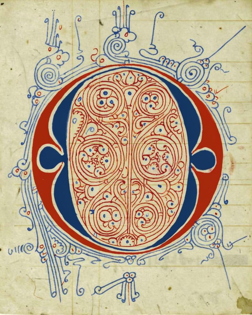 Manuscript cutting — archival fine-art print from Fable