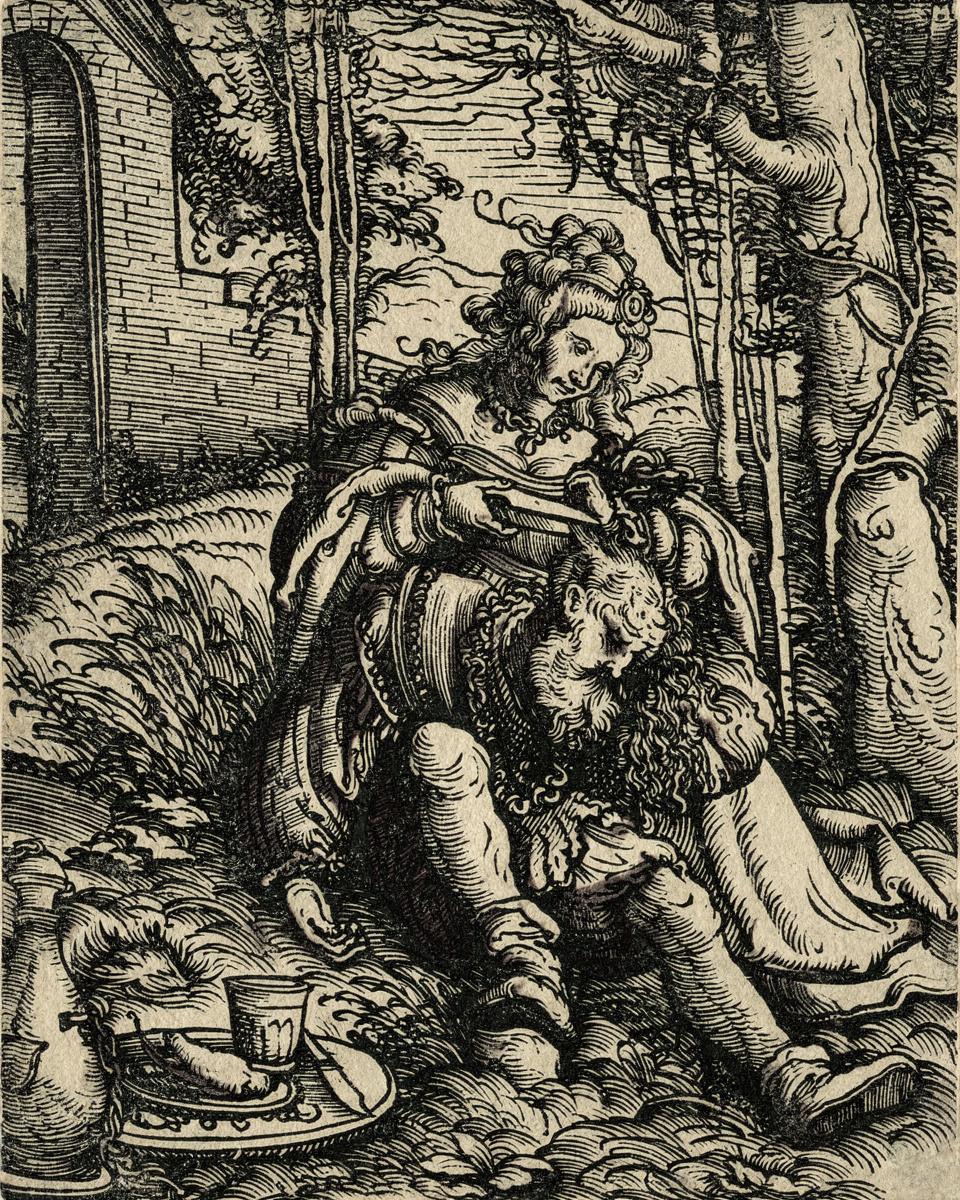 Samson and Delilah by Hans Burgkmair — archival fine-art print from Fable