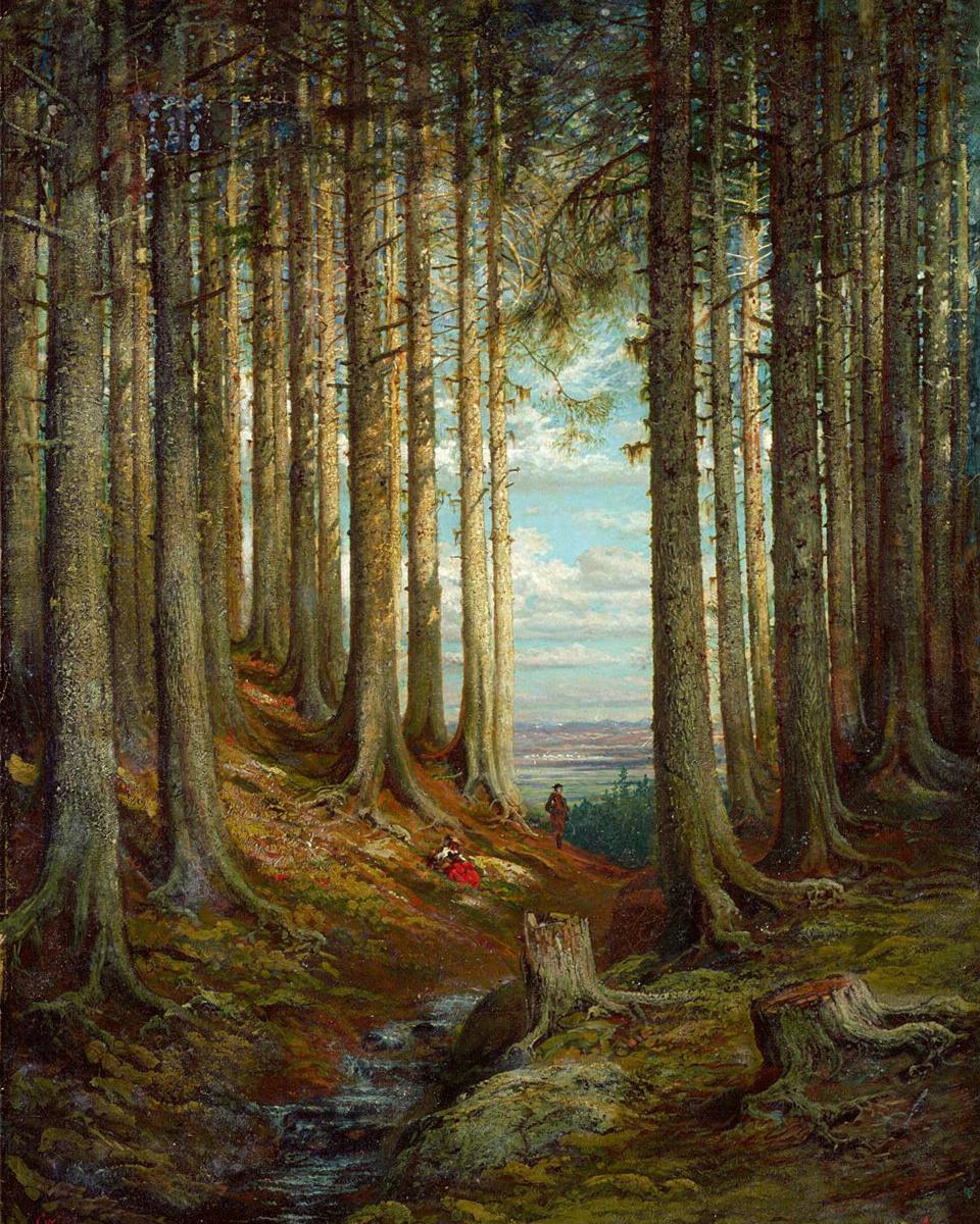 Alpine Scene by Gustave Doré — archival fine-art print from Fable