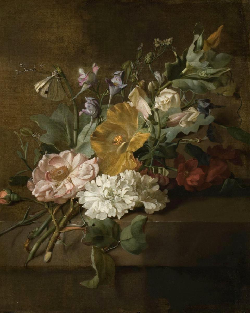 A still-life with a spray of flowers by Ruysch, Rachel — archival fine-art print from Fable