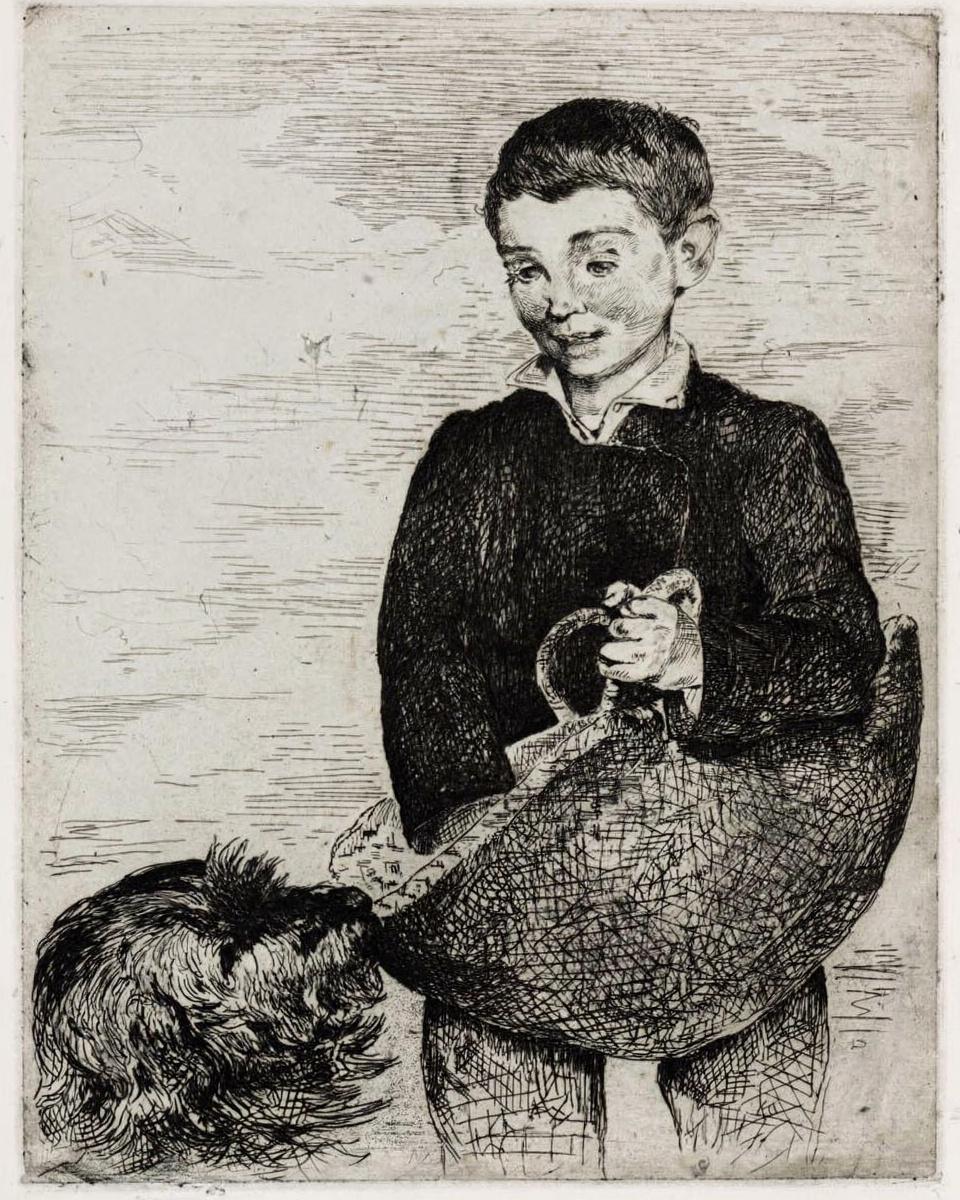 The Urchin (Boy with Dog) by Edouard Manet — archival fine-art print from Fable