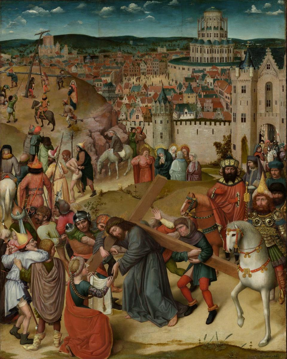 Christ Bearing the Cross by North Netherlandish (Bruges) Painter — archival fine-art print from Fable