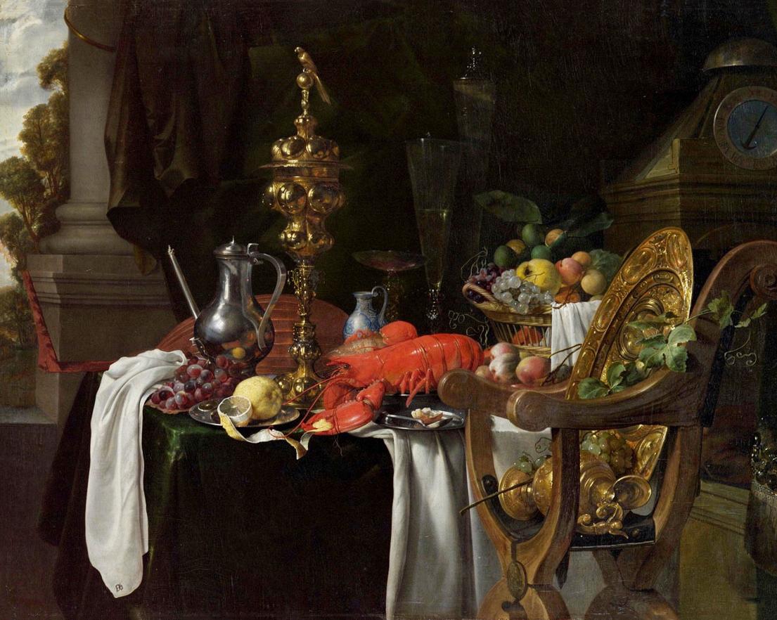 Still Life: A Banqueting Scene by Jan Davidsz de Heem — archival fine-art print from Fable