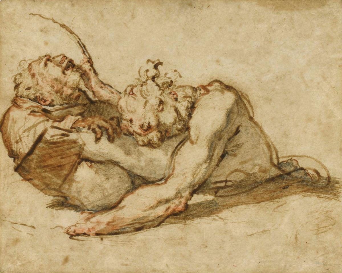 Two Grappling Figures by After Salvator Rosa
Italian, 1615-1673 — archival fine-art print from Fable