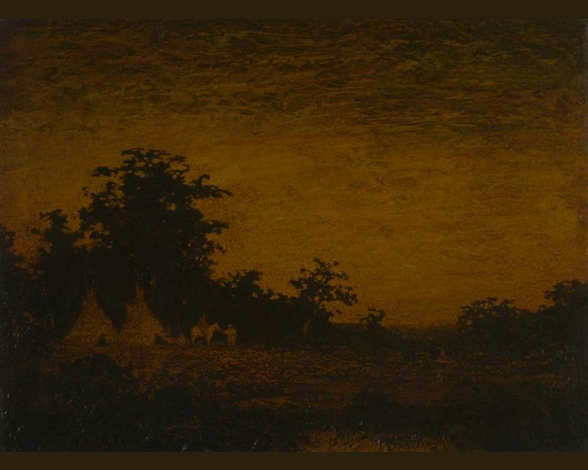 Indian Encampment by Ralph Albert Blakelock — archival fine-art print from Fable