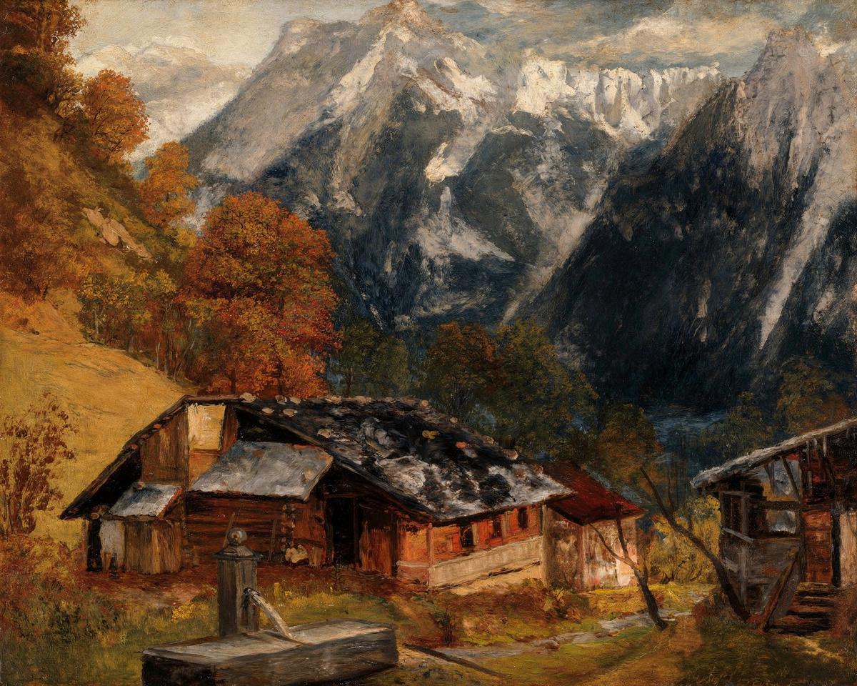 An Alpine Scene by Gustave Courbet — archival fine-art print from Fable